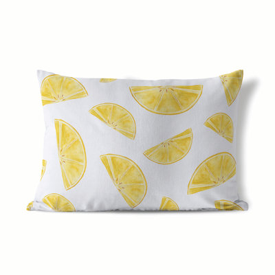 Summer Lemon Outdoor Pillow