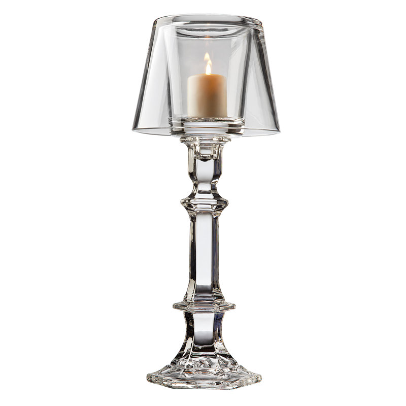 Christmas 14'' Glass Tabletop Votive Holder, Clear 