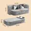 Upholstered 131.5'' Sleeper Sofa-1168550281