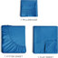Ensemble de draps de qualité supérieure, doux et infroissables - Ensemble de draps de luxe ultra doux et de qualité supérieure-127309041-127309055