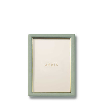 Piero Green Leather Picture Frame