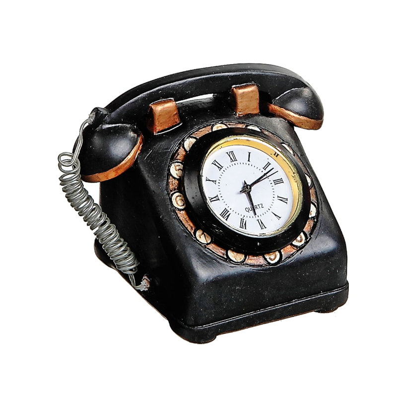 Horloge de table téléphonique