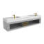 Meuble-lavabo double 84 po avec plateau Amazon-92646585-92646592-92646586