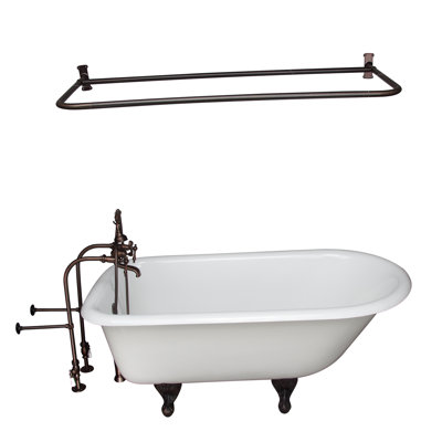 54'' x 30'' Soaking Cast Iron Bathtub