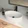DeerValley 19.7'' x 14'' White Oval Vitreous China Vessel Bathroom Sink
