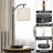 Miloslava Metal USB Arched Table Lamp For Bedroom