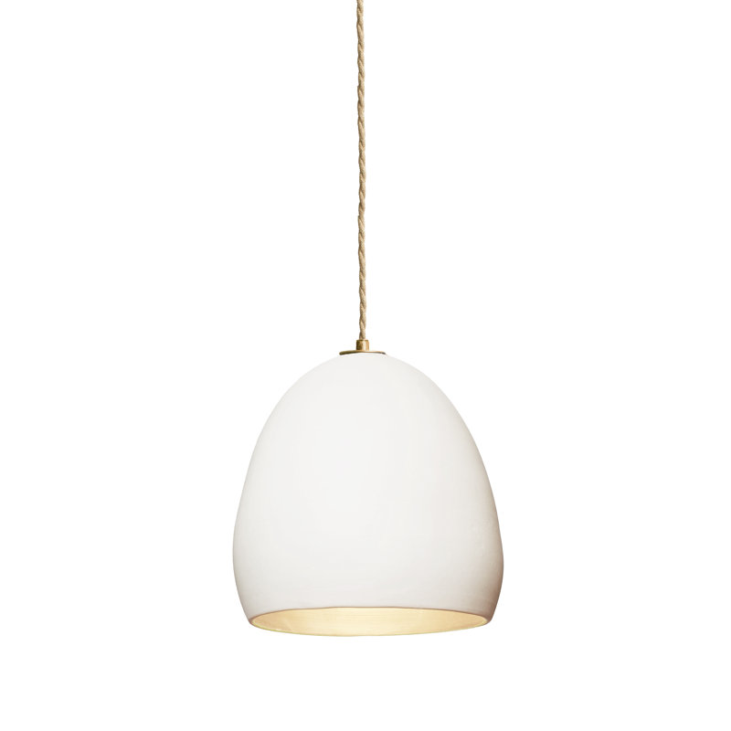 Clay 1 - Light Pendant, Matte Black, LED Bulb, Bronze