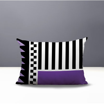 Kaleido Abstract Reversible Indoor/Outdoor Rectangle Pillow