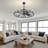 41-Inch Wagon Wheel Chandelier Fan-503017819