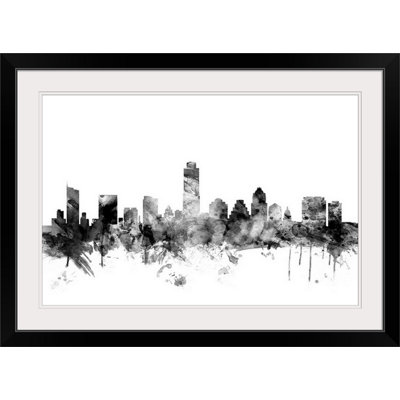 «Austin Texas Skyline» par Francy, impression