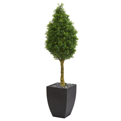 Arbre de buis artificiel 60" en pot de fleurs