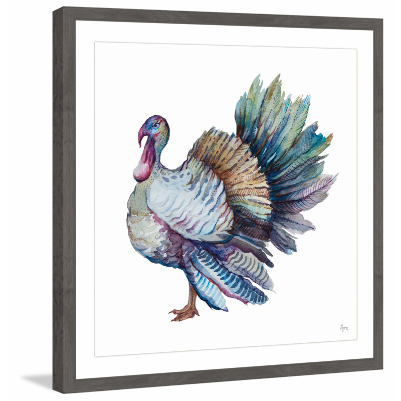 « vibrante turquie », reproduction d’art encadrée, 32 po x 32 po