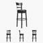 Tabouret de bar rotatif Daiah