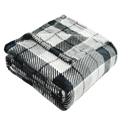 Warm & Cozy  Plush Velvet Blanket and Throw - Bedding