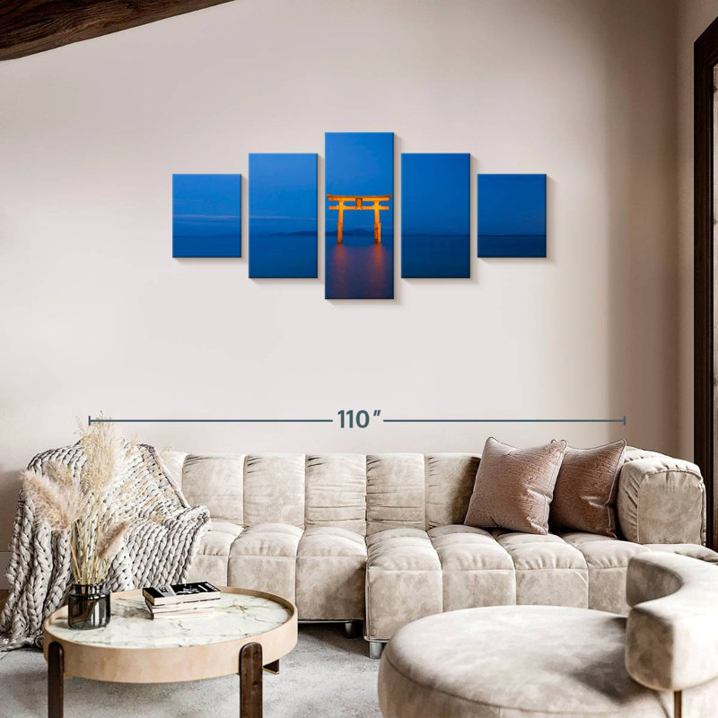 Porte Torii, H 34 po x l 74 po