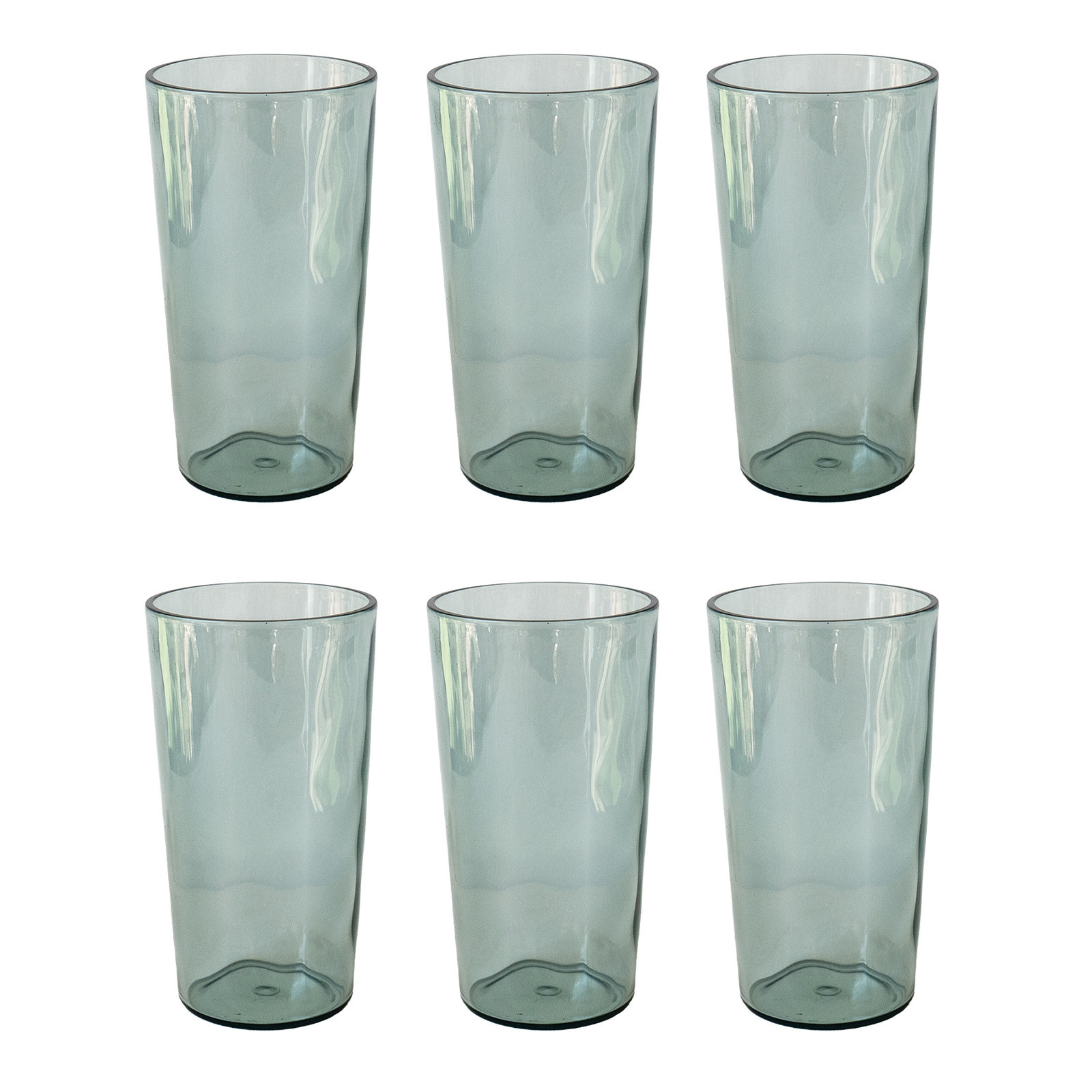 Vaughan 6 - Piece 23oz. Acrylic Barware Set, Green