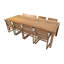 Venice 9 - Piece Solid Wood Dining Set-984396877