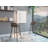 Wall Foldable Table, Seven Interior Shelves, Extending Table