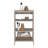 Linen Cabinet, Two Interior  Shelves, Two Open Shelves, Single Door-468689685