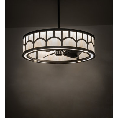 Anngela 30'' Ceiling Fan with LED Lights
