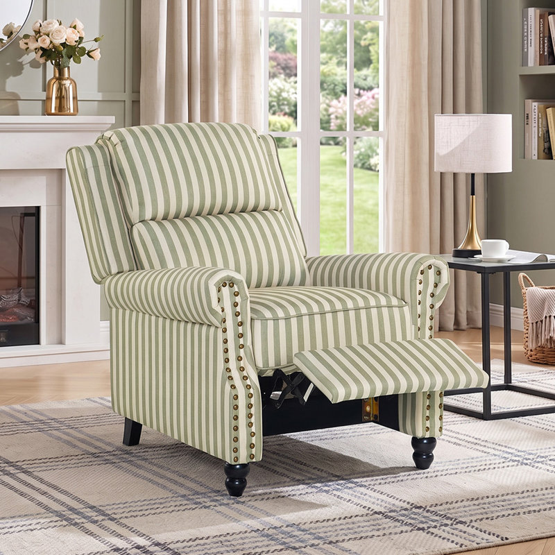 73cm Wide Lift Assist, Green Linen Blend