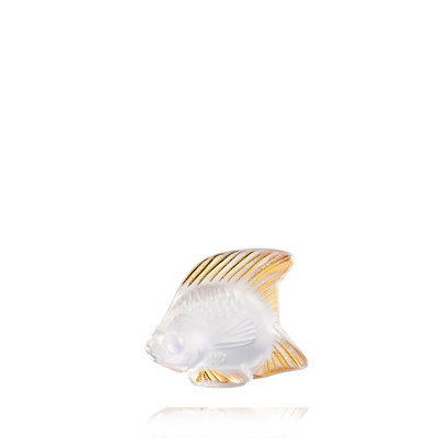 Crystal Stamped Fish Sculpture