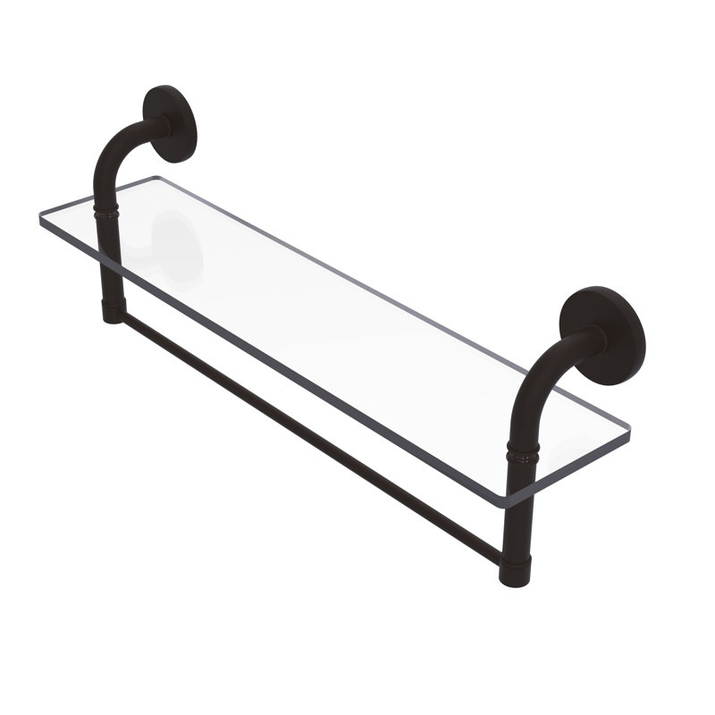 Tablette murale Tioga, Bronze huilé, 8" H x 22" W x 5" D