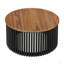 Table d'appoint en bois d'acacia de 30 po SOLID: conception moderne, fabrication durable et assemblage facile