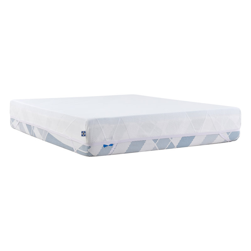 Sealy Dreamlife 2” Medium Gel Memory Foam Mattress Topper with Cooling Cover, Queen