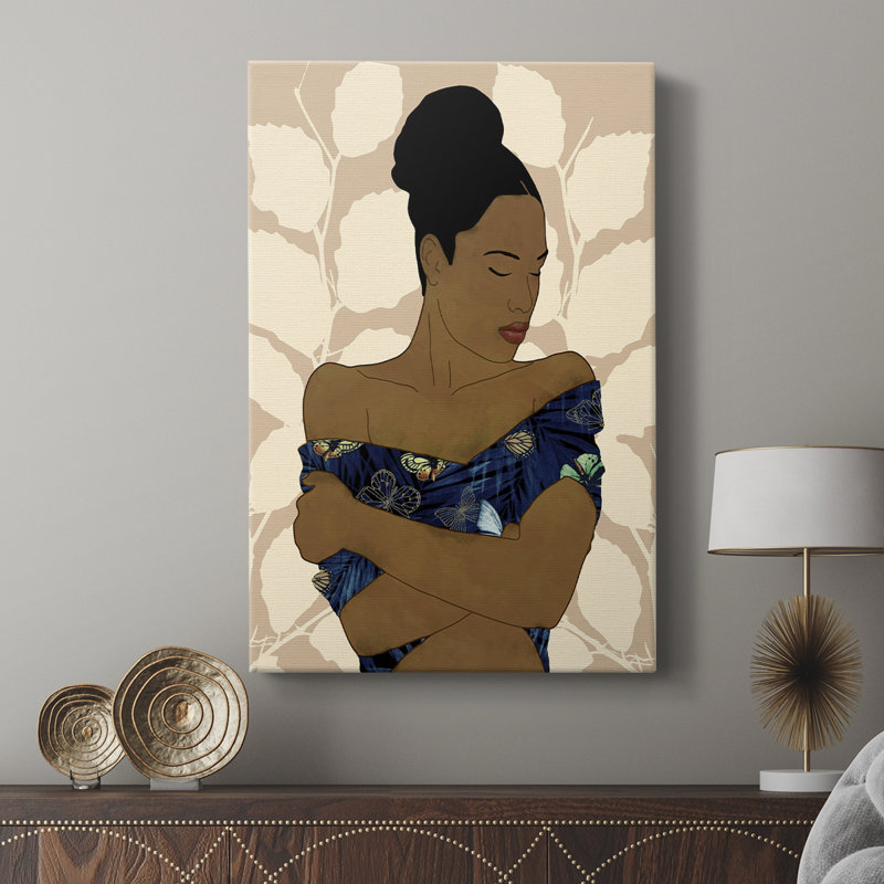 Beauté ethnique II - Cavas enveloppés de galerie, H 12 po x l 8 po