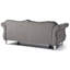 Confortable gris foncé avec garniture cloutée faite à la main et durabilité - Coussins en velours glamour G0660a-s