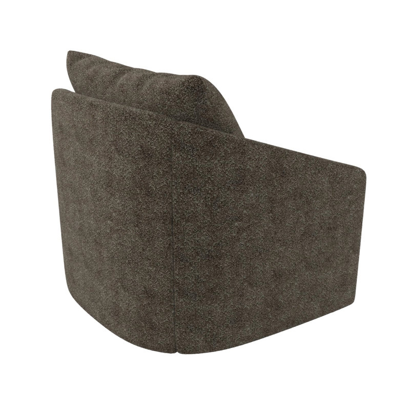 Fauteuil d'appoint rond et pivotant