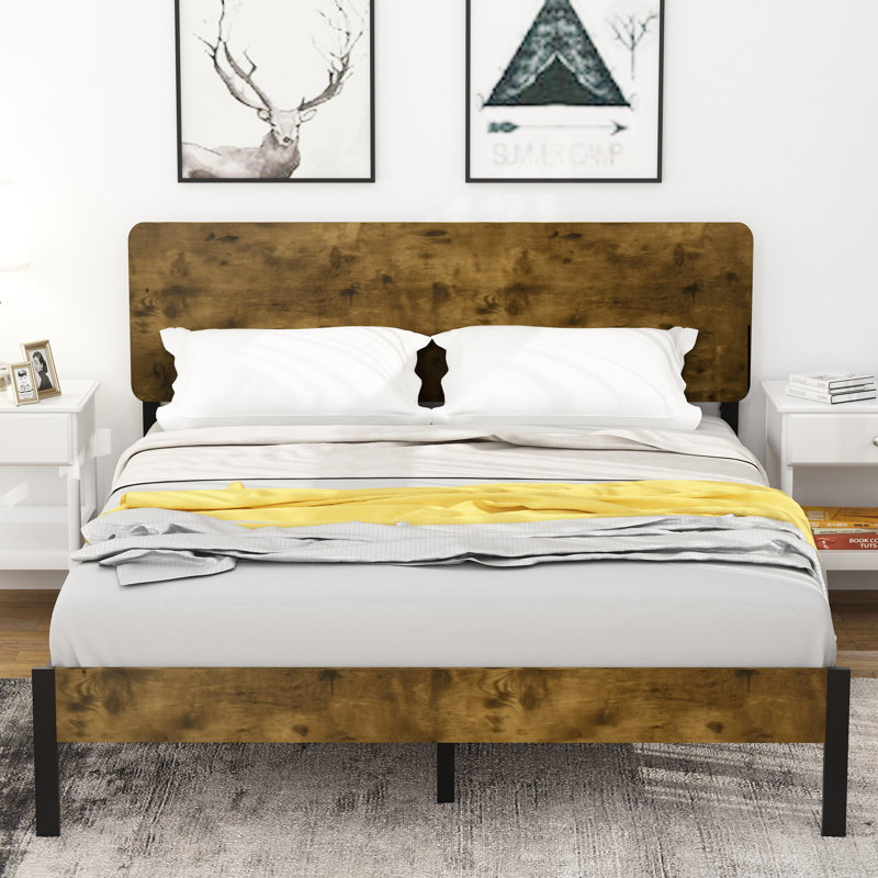 Pompierie 39.3" Bed Frame, Queen