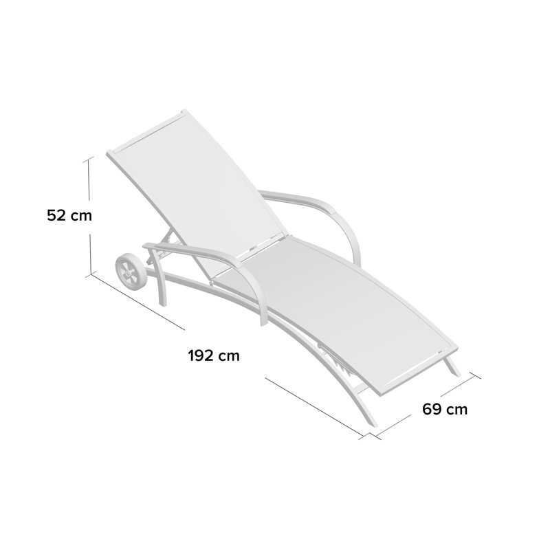 Nordquist 200cm Long Single Chaise