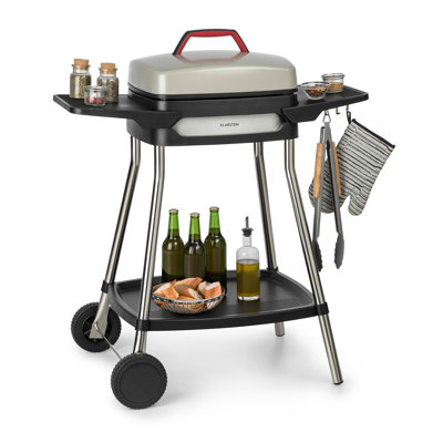 Klarstein 85cm W x 55cm D Portable Indoor/Outdoor Use Single Burner Electric Grill