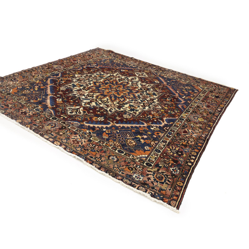 Tapis brun rouille 10X10