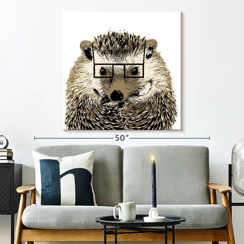 Ketti Good Looking Hedgehog, 33" H x 33" W
