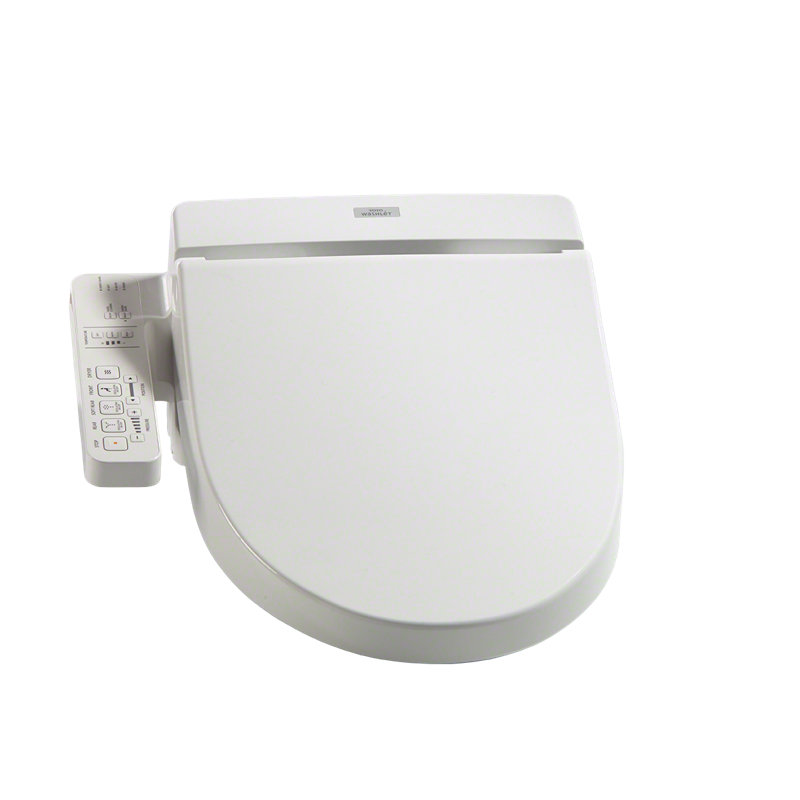 Siège de toilette bidet électronique TOTO® C100 WASHLET® + avec PREMIST ™, coton blanc allongé