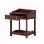 Table de chevet avec tiroir et tablette ouverte pour la chambre à coucher-772818620