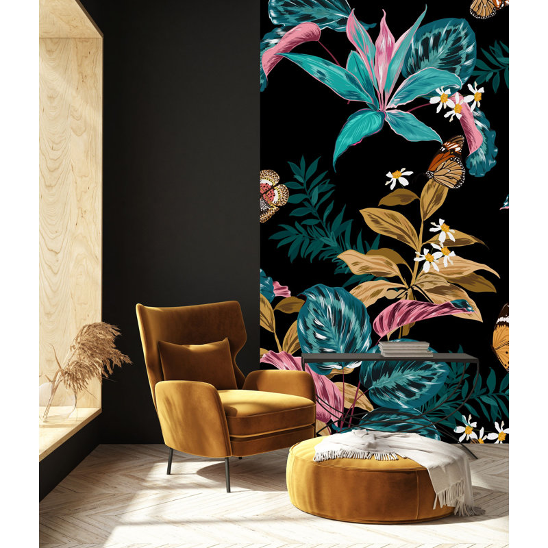 Murale papillons Katha, L 100 po x L 100 po