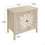 2-Door Carved Storage Cabinet With Adjustable Shelf-574550768