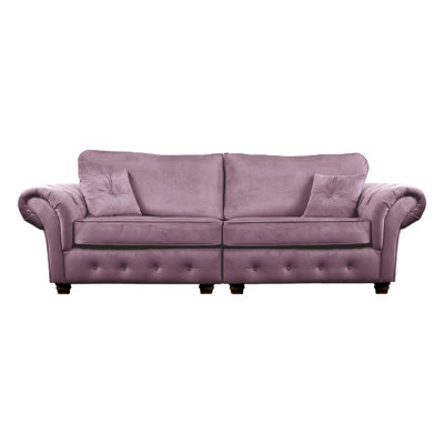 Lila 4 Seater Velvet Sofa