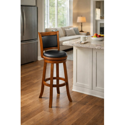 Analuz Swivel Counter, Bar and Extra Tall Wood Stool