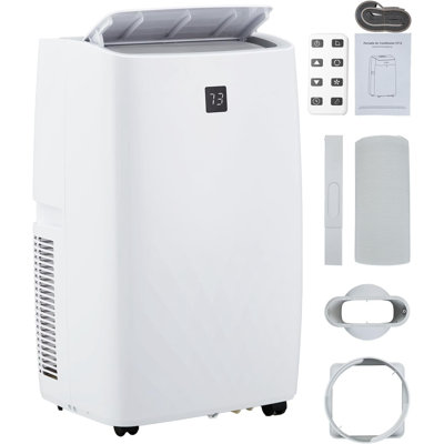 14000 BTU Portable Air Conditioner Unit, Air Conditioner with Cool, Fan and Dry Function, Remote Control, Sleep Mode/24Hrs Timer, Quiet Operation, Cools 700 Sq.Ft, 110-115V