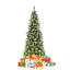Arbre de Noël 72 po H vert pin floqué / givré