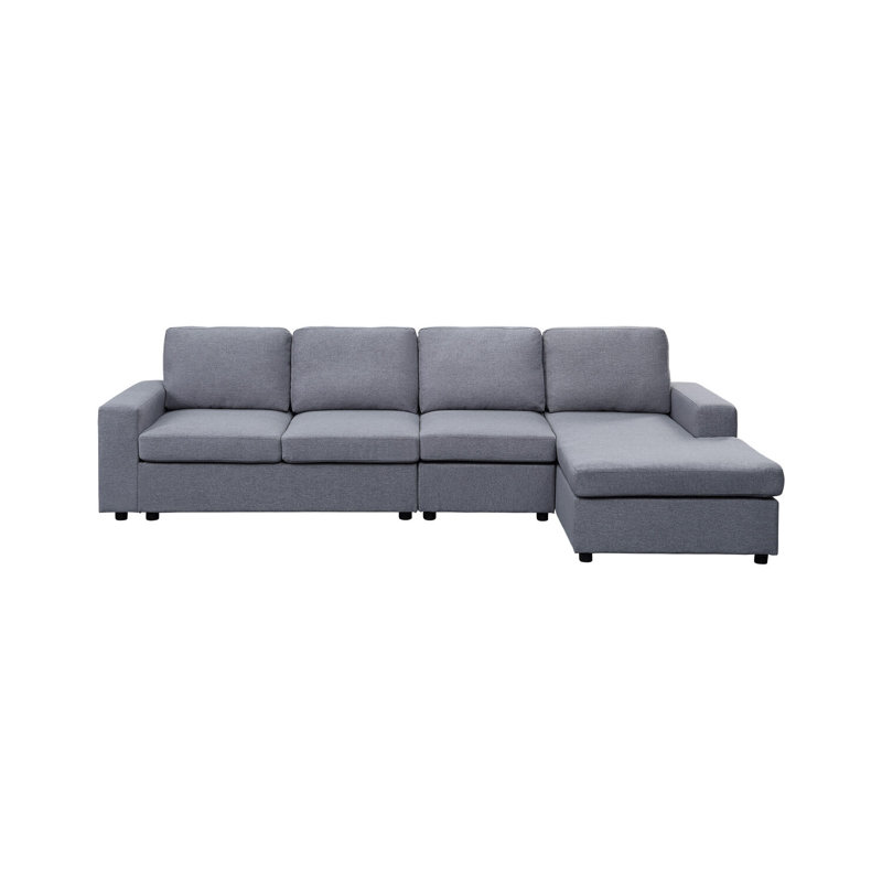 Canapé modulaire à méridienne rembourré