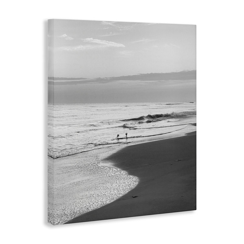  Art mural sur toile Evening Beach Stroll par Graffi * Tee Studios, H 48 po x l 36 po
