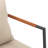 4-Piece Outdoor Conversation Set with Cushions and Coffee Table, Eucalyptus Wood Accents and Steel Frame