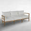 Santa Barbara N-Dura Wood Outdoor Sofa-78706280-78706285-78706286