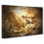 Golden Mountain Valley - Wrapped Canvas Painting-55365951